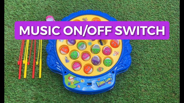 Amazon.com: Fishing Game Toy for Kids and Toddlers, Rotating Fish